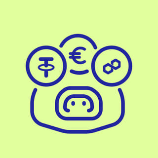 暗号資産取引プラットフォームの2番目のメリット機能イラスト